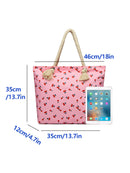 Art Flower Pattern  Waterproof Sand proof Beach Bags For Women