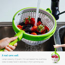 Kitchen Vegetable Rotation Drainer home wash vegetables stranner
