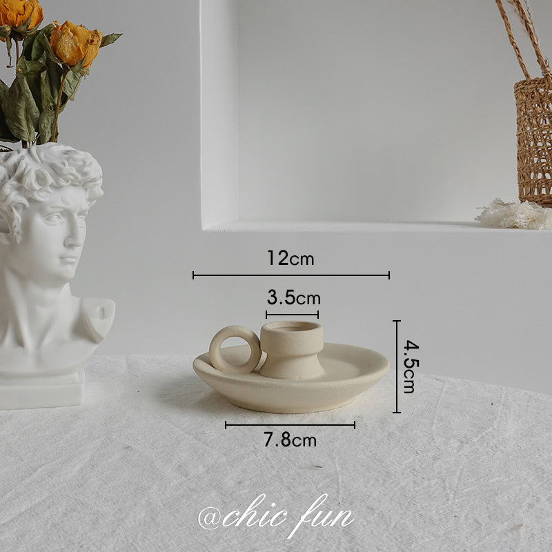 Simplicity Ceramic Vase Flower Arrangement Deration Ornament Display Art Vases