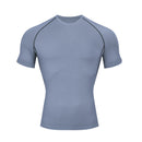 Sports tights Sports running quick drying T-shirt men breathable elastic short sleeve fitness wear men