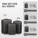 Three In One ABS PC Suitcase 20in 24in 28in Suitcase