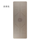 Yoga mat PU rubber luxury mat, women, anti-slip professional fitness mat