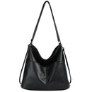 TMaillard soft leather, high-end feel, large capacity, double-shoulder, single-shoulder, crossbody three-in-one women's bag