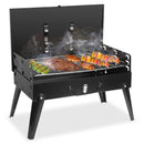16.7x10x17.7in Portable Charcoal Grill Foldable BBQ Grill Shelf Outdoor Camping Picnics