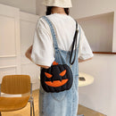 Funny pumpkin bag, women's bag, single-shoulder crossbody bag