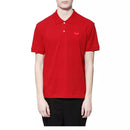 AMI trend PLAY love red heart black heart men's and women's folded heart POLO shirt couple short sleeve lapel T-shirt