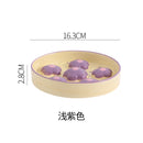 Ceramic hand-painted cat slow food bowl