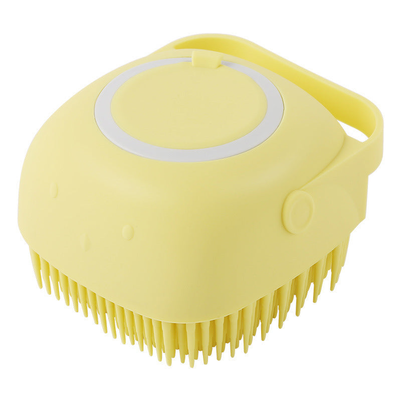 Silicone Dog Cat Bath Massage Gloves Brush