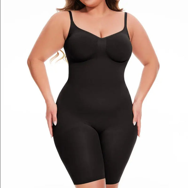 SEAMLESS Postpartum Abdomen Shapewear Sculpting Short Mid Thigh Slimming Body Shaper For Women