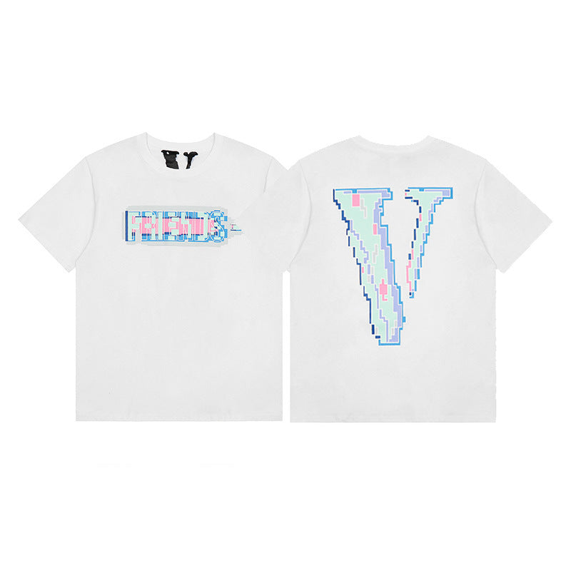 Printed short sleeve summer T-shirt