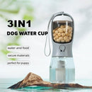 Dog Drinking Food Water Cup Garbage Bag Three-in-one Portable Small Multi-functional Holder