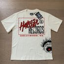 Beauty tide Hell star the same vintage printed top men's and women's casual T-shirt