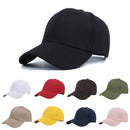 High-end pure cotton six-piece hardtop baseball cap for men and women with printed words and embroidery