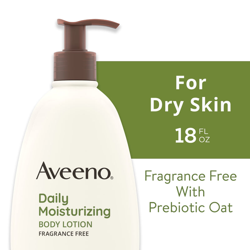 Aveeno Daily Moisturizing Body Lotion and Facial Moisturizer for Face,