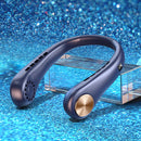 New Rechargeable Mini Neck Fan Portable Bladeless Hanging Neck Air Cooler Mini Summer Sports Fans