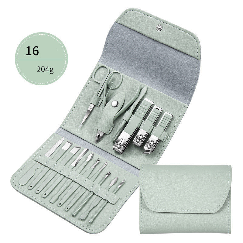 Professional Scissors Nail Clippers Ear Spoon Dead Skin Pliers Nail Cutting Pedicure Knife Trimmers Set