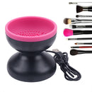 Portable Automatic USB Electric Makeup Brush Cosmetic Brush Cleaner Tools For All Size Brushes Set