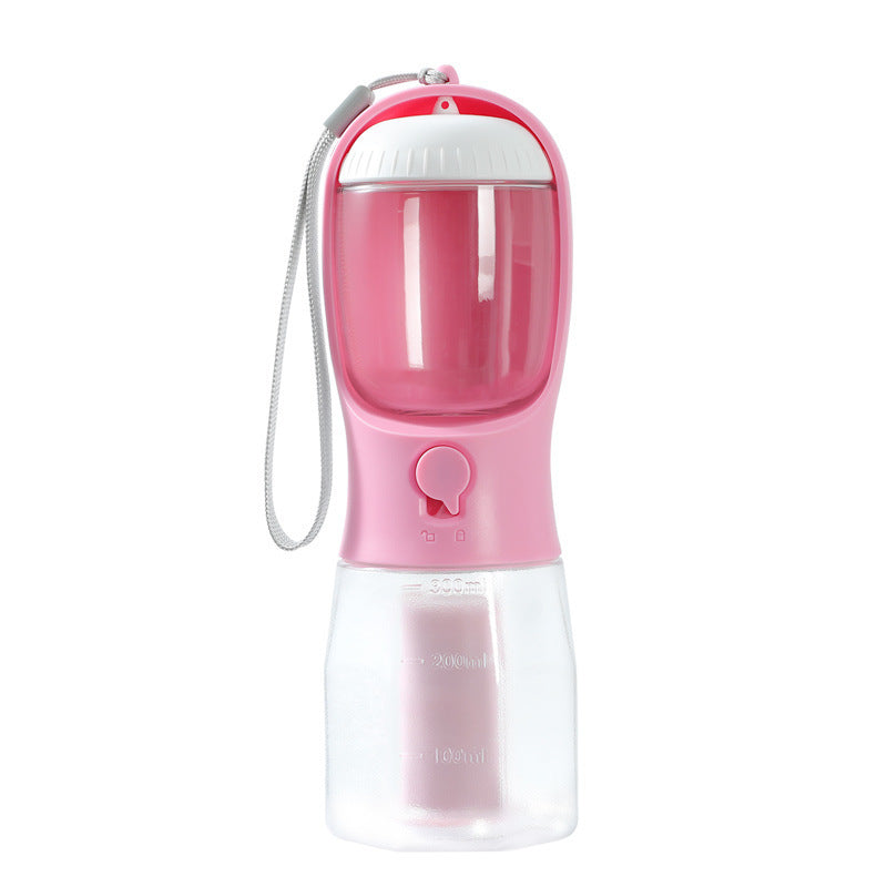 Dog Drinking Food Water Cup Garbage Bag Three-in-one Portable Small Multi-functional Holder