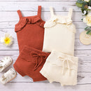 Knitted 2pcs set summer
