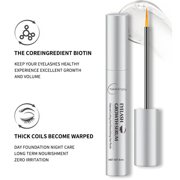 Eyelash Growth Serum for curly and thick eyelashes