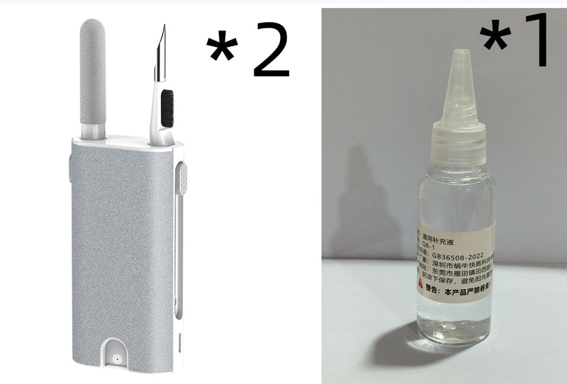 5 In 1 Screen Cleaner Kit Camera Phone Tablet Laptop Screen Cleaning Tools Earphone Cleaning Brush Pen