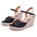 Wedge heel thick-soled high-heeled sandals for women