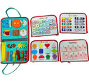 Children's Busy Board Dressing Buttoning Learning Baby Early Education Preschool Sensory Learning Toy