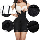 Adjustable seamless high waist body slimming crotch zipper waist lift pants Waist Shape-up jumpsuit