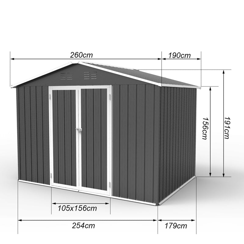 Carport 10x20 Heavy Duty Portable Carport Garage Tent for Outdoor Storage Shelter Khaki