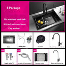 Manual Thickened Sink Kitchen Nano 304 Stainless Steel Sink