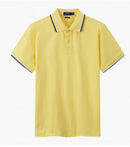 High version embroidered contrasting couples casual short-sleeved POLO shirt