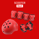 Children's 1-3 years old, 8 safety helmets, knee, elbow pads, protective gear