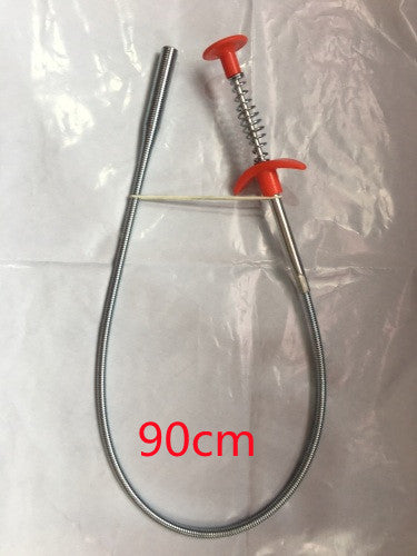 60CM Sewer Dredger Spring Pipe Dredging Tool Drain Clog Remover Cleaning Tools