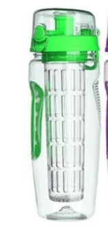 32Oz Fruit Infusing Water Bottle Fruit Bottle BPA Free Plastic Sport Fruit Infuser Juice Shaker Drink Bottle
