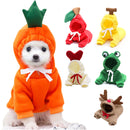 Cute Fruit Dog Clothes For Small Dogs Hoodies Winter Warm Fleece Pet Clothing Puppy Outfit