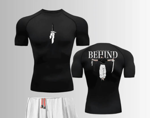 Men's Fitness training sports running breathable quick drying shot sleeve T-shirt