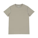 Light luxury 50 cool Xinjiang long cashmere pure cotton pima three needles ice silk all white T horse cotton men's short sleeve T-shirt