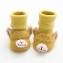 Baby socks with thickened loops for autumn and winter, baby floor socks