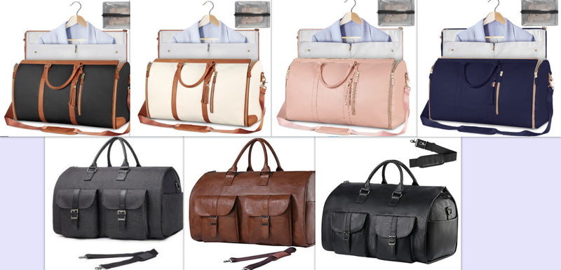 Large Capacity Travel Duffle Bag Women's Handbag Folding Suit Waterproof Bag