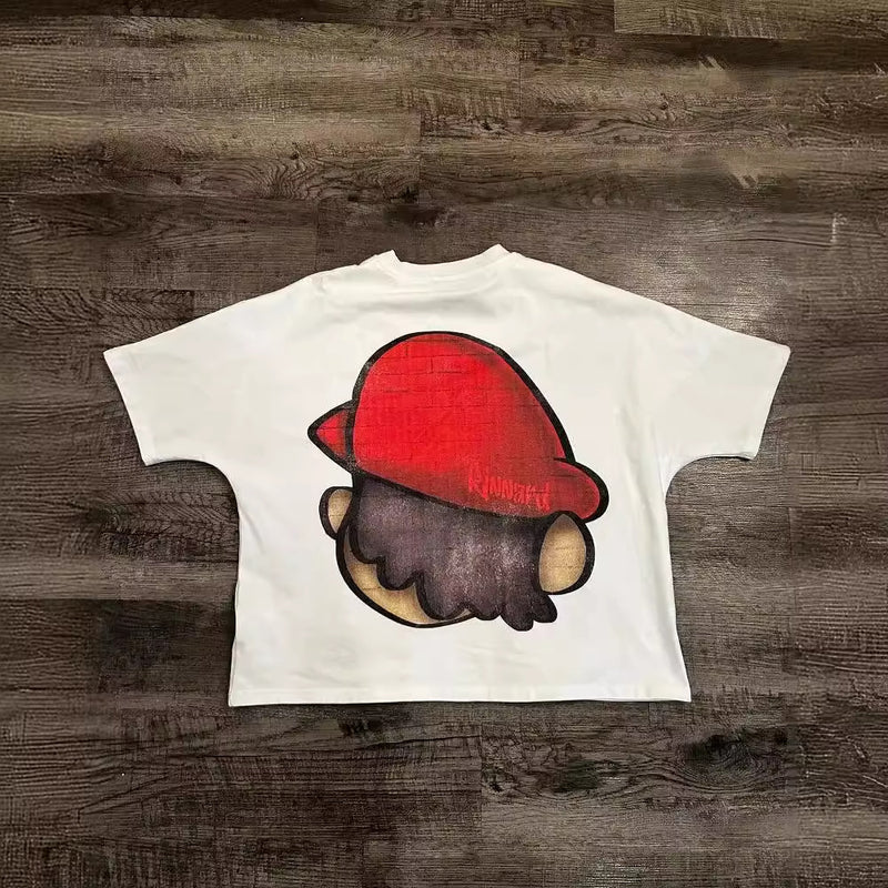 Billionaire Studios Casual Loose Tee Off White