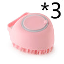 Silicone Dog Cat Bath Massage Gloves Brush