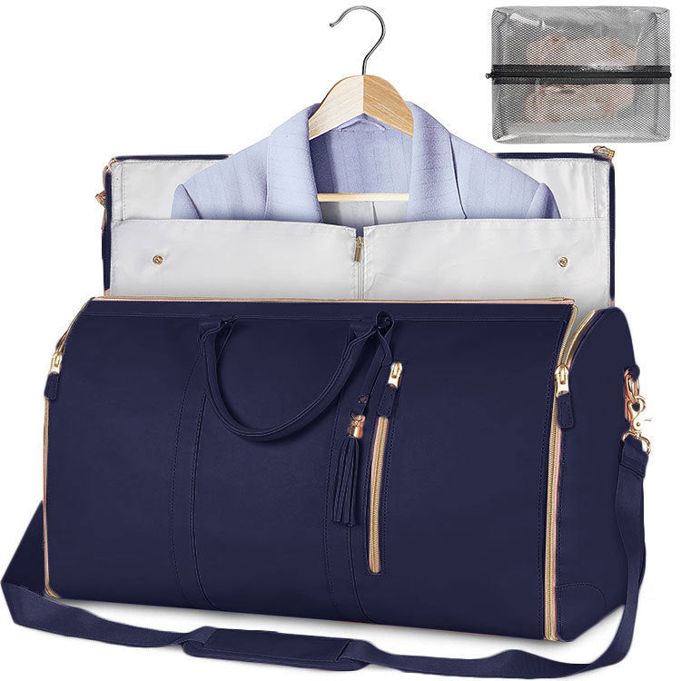Large Capacity Travel Duffle Bag Women's Handbag Folding Suit Waterproof Bag