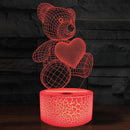 3D Lamp Acrylic USB LED Night Lights Neon Sign Lamp Decorations