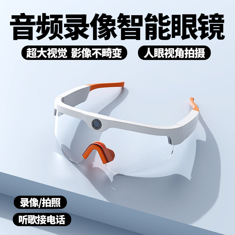 Wireless Video and photo-taking high-definition sports and outdoor sunglasses, polarizing glasses and UV-protective headphones