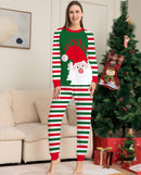 Cross-border letter striped Christmas parent-child  clothes pajamas