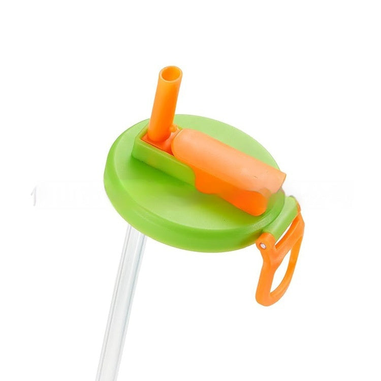 Soda Cola Can Lid with Straw Reusable Can Stopper For Soda Beer Drinks Juice Fits Standard Coke Can