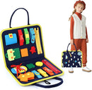Children's Busy Board Dressing Buttoning Learning Baby Early Education Preschool Sensory Learning Toy