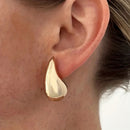 Women Golden drop earrings niche design for with a high-end and cool style earrings