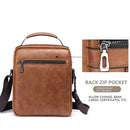 Retro Style Fashionable Brown Single Shoulder Backpack, Multiple Compartments, Adjustable Shoulder Strap