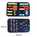 Children's Busy Board Dressing Buttoning Learning Baby Early Education Preschool Sensory Learning Toy